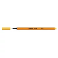 Tűfilc, 0,4 mm, STABILO "Point 88", sárga
