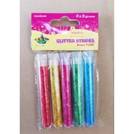 Csillámpor 5 színű csomag, hosszúkás csillámok