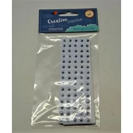 Mozgószem 6mm-es, fekete öntapadós