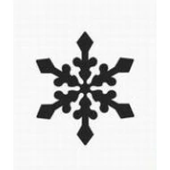 Hópehely-01 Formalyukasztó 25mm 