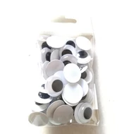 Mozgószem 15mm-es, fekete