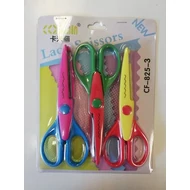 Olló, cikk-cakk, 3dbos csomag