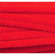Zsenília drót - 6mm Piros 6x300mm - 10db/cs