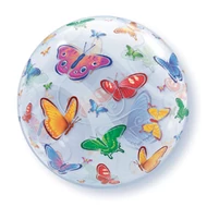 22 inch-es Pillangó Mintás - Butterflies Bubble Lufi