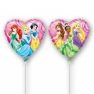 9 inch-es Hercegnők - Princess Garden - Fólia Lufi