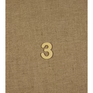 Fabetű, faszám - 3 - 2db/cs, 33x2 mm