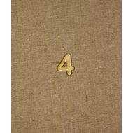 Fabetű, faszám - 4 - 2db/cs, 33x2 mm