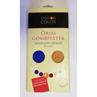 Pannoncolor Óriás Gombfesték kiegészítő 8 db-os klt. (csillámos arannyal) Pannoncolor Óriás Gombfesték kiegészítő 8 db-os klt. (csillámos arannyal)