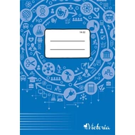Füzet, tűzött, A5, vonalas, 32 lap, 1. osztály, VICTORIA Circle "14-32"