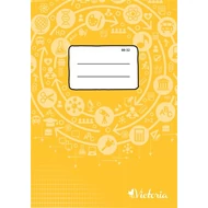 Füzet, tűzött, A4, francia kockás, 32 lap, VICTORIA Circle "88-32"