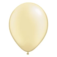 11 inch-es Pearl Ivory Kerek Lufi (6 db/csomag)