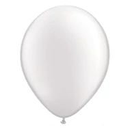 11 inch-es Pearl White Kerek Lufi (6 db/csomag)