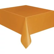 Pumpkin Orange Műanyag Parti Asztalterítő - 137 cm x 274 cm