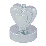 Ezüst (Silver) Szives Léggömbsúly - 110 gramm