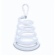 Víztiszta (Clear) Spirális Sétáló Léggömbsúly - 30 gramm