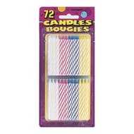 Vegyes Szülinapi Parti Gyertya - 72 db-os