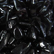 Fekete onix dobcsiszolt ásvány splitter