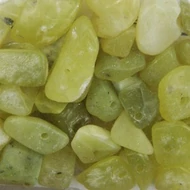 Olivin dobcsiszolt ásvány splitter