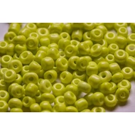 Opak sárga kásagyöngy, 4mm