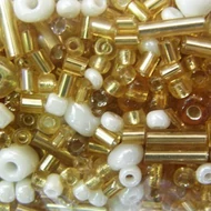 Gyöngymix arany-fehér színű