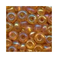 Sivárványos méz kásagyöngy, 2mm