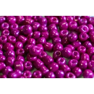 Opak sötétpink kásagyöngy, 4mm