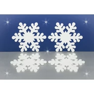 Csodacsomag - hungarocell kicsi hópihe, 8cm
