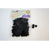 Pompom, 10mm-es fekete