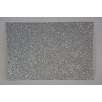 Dekorgumi glitteres 20x30 cm, EZÜST