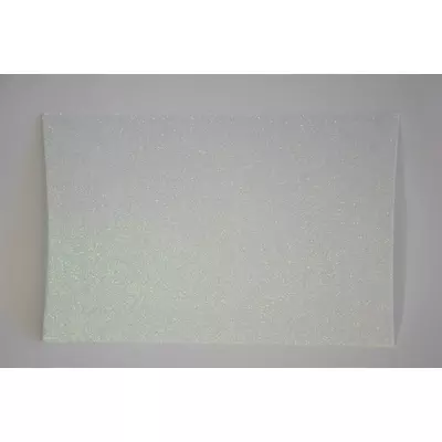 Dekorgumi glitteres 20x30 cm, FEHÉR 