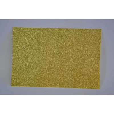 Dekorgumi glitteres 20x30 cm, SÁRGA