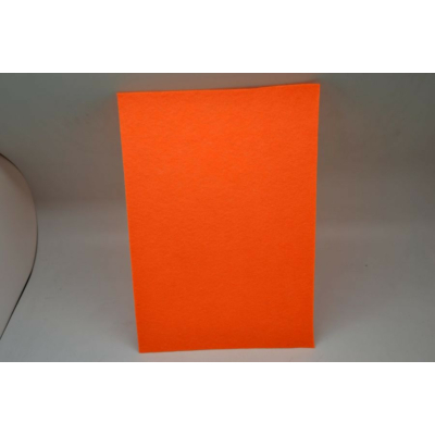 Barkácsfilc 20x30 cm, neon narancssárga