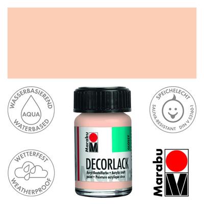 Marabu Decorlack - Fényes akrilfesték 15ml - Rosé Beige - 029