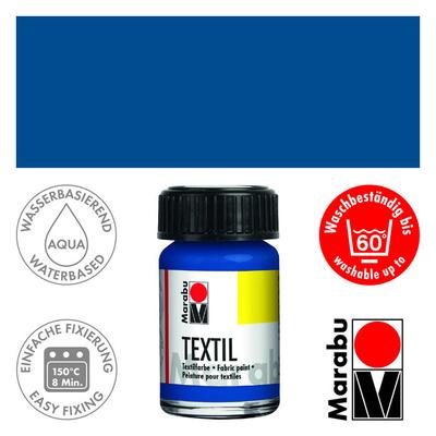 Marabu Textilfesték 15ml - Medium Blue - 052