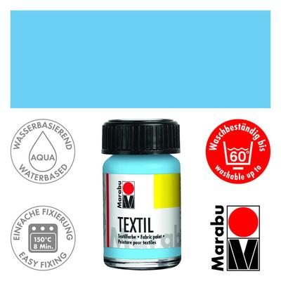 Marabu Textilfesték 15ml - Light Blue - 090