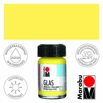 Marabu Glas üvegfesték 15ml - Lemon -020