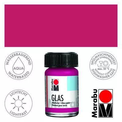 Marabu Glas üvegfesték 15ml - Raspberry - 131