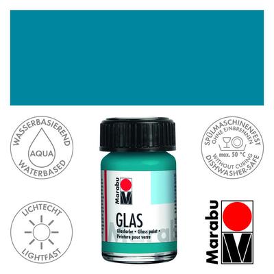 Marabu Glas üvegfesték 15ml - Petrol - 092