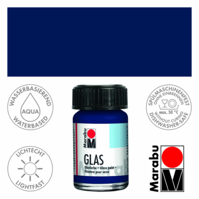 Marabu Glas üvegfesték 15ml - Night Blue - 293
