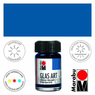 Marabu Glas-Art üvegfesték 15ml - Dark Ultramarine - 455