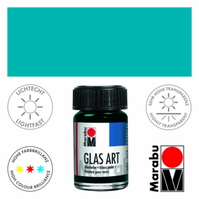 Marabu Glas-Art üvegfesték 15ml - Turquoise - 498