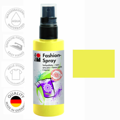 Marabu Fashion Spray - Textilfesték Spray - Lemon - 020