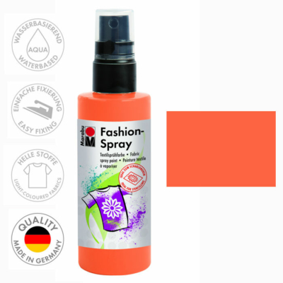 Marabu Fashion Spray - Textilfesték Spray - Tangerine - 225