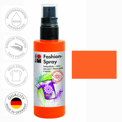 Marabu Fashion Spray - Textilfesték Spray - Red Orange - 023