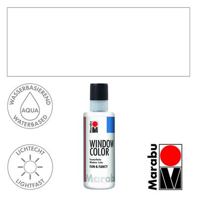 Marabu Window Color Fun & Fancy – Üvegmatrica festék - Crystal Clear - 101