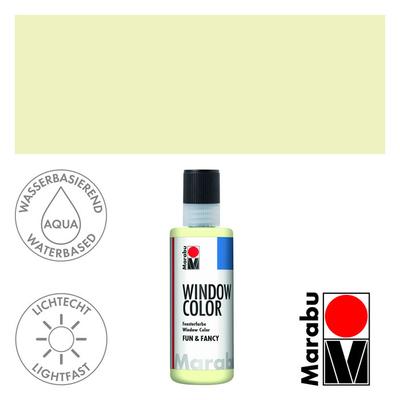 Marabu Window Color Fun & Fancy – Üvegmatrica festék - Glow-in-the-dark Yellow - 872