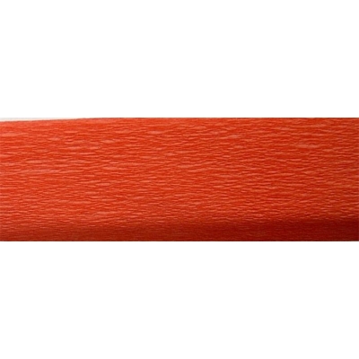 Krepp-papír, 50x200 cm, narancs vörös