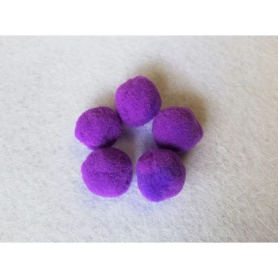 Pompom, 20mm-es lila