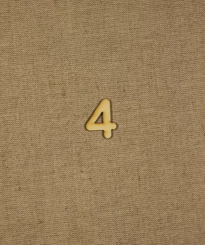 Fabetű, faszám - 4 - 2db/cs, 33x2 mm