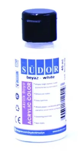 Südor akrilfesték 40ml - fehér